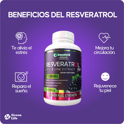 RESVERATROL IMPORTADO 1600 MG