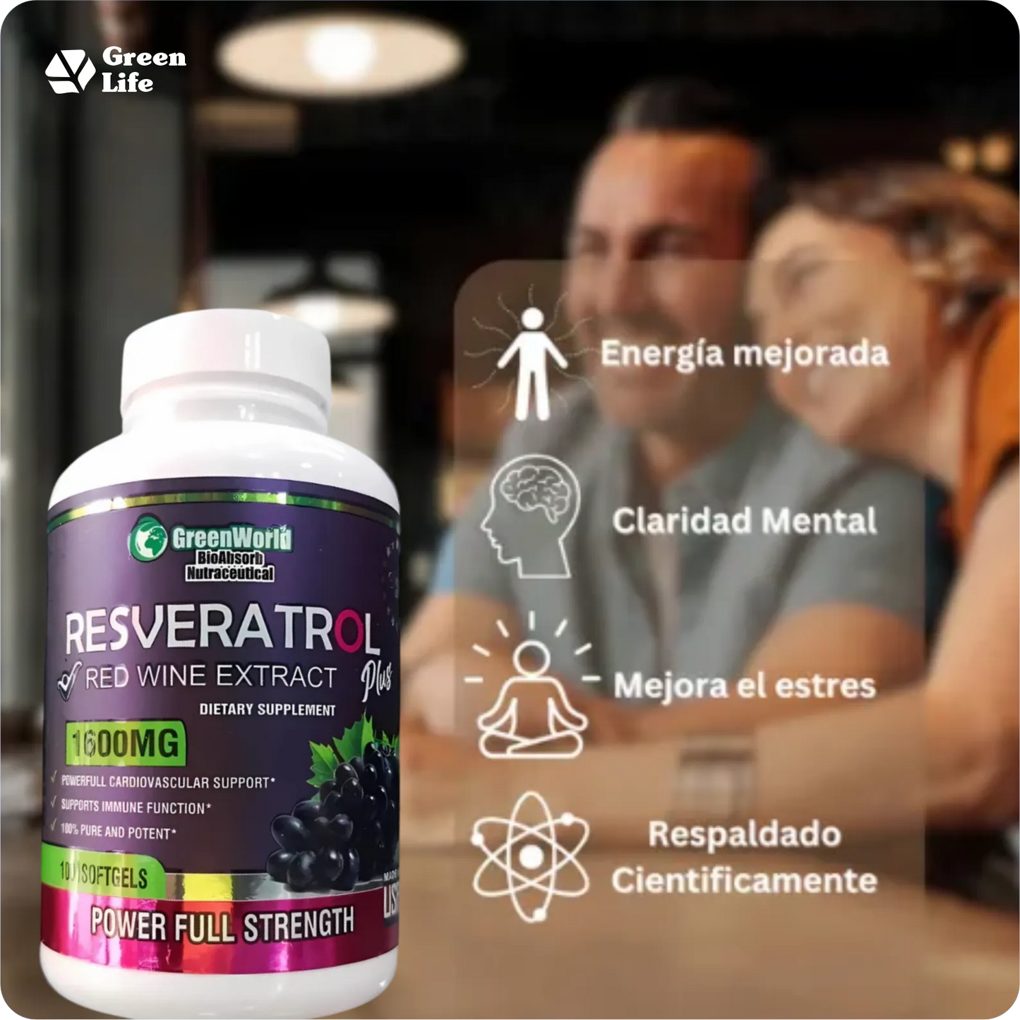 RESVERATROL IMPORTADO 1600 MG